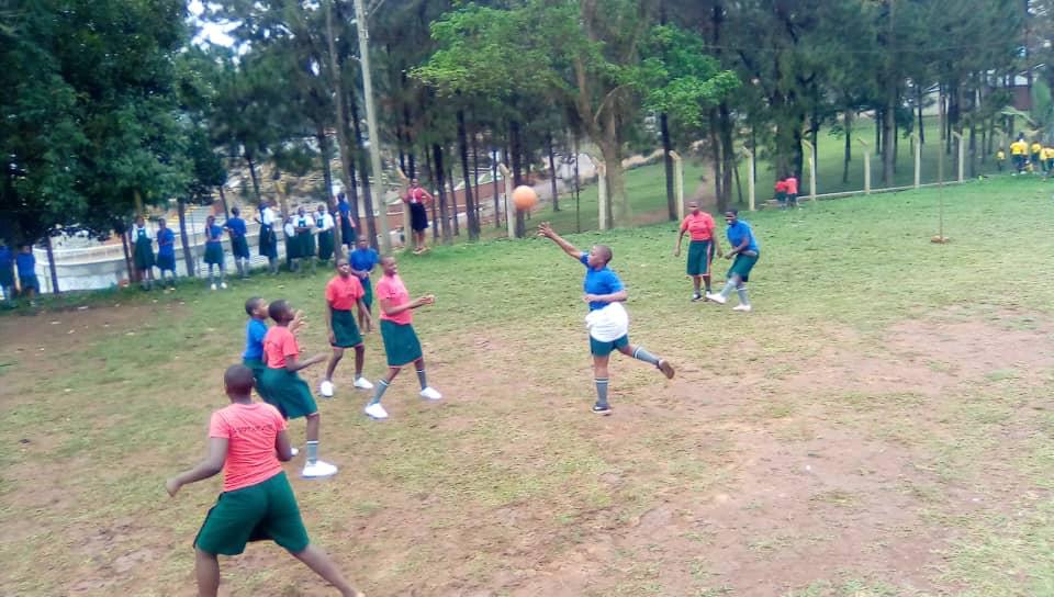 Students running on Sports Day